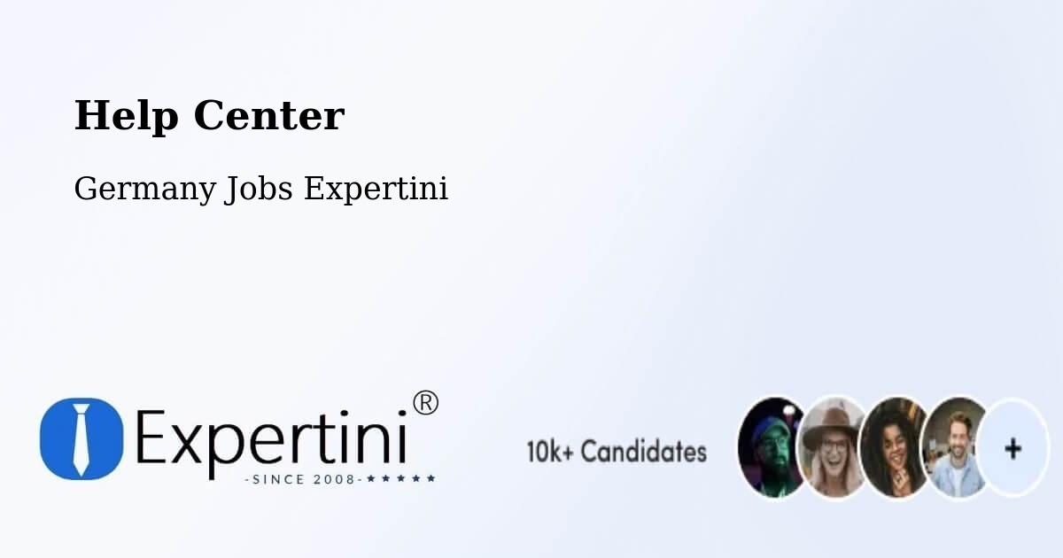 Help Center – Freising - Germany Jobs Expertini