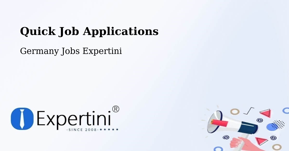 Quick Apply Feature – Freising - Germany Jobs Expertini